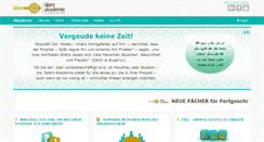 Desktop Screenshot of islam-akademie.com